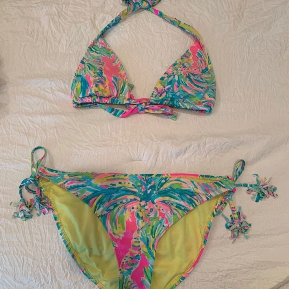 Shady lady Lily Pulitzer swim suit